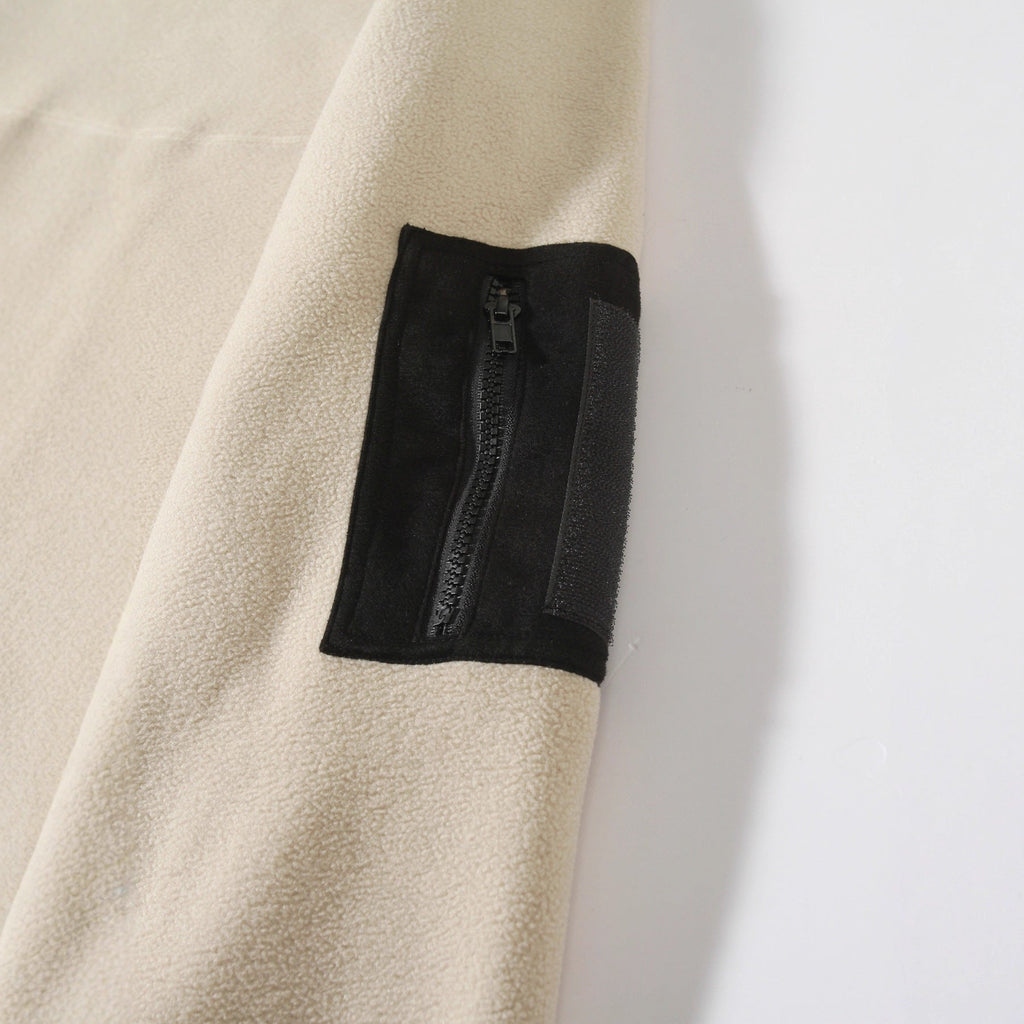 Men's Coral Fleece Pullover Jacket